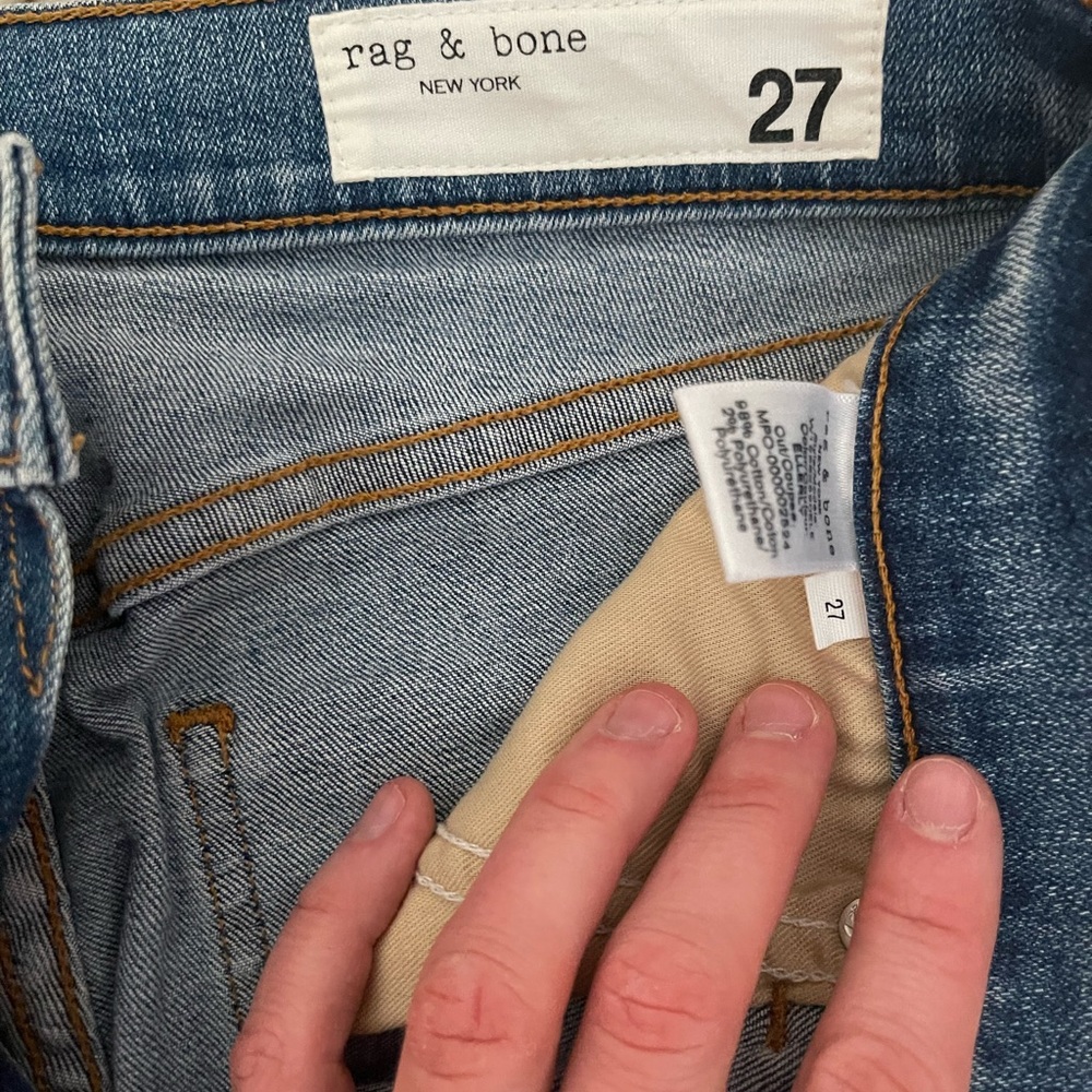 Rag & Bone High Rise Ankle Skinny Jeans - Picture 3 of 7